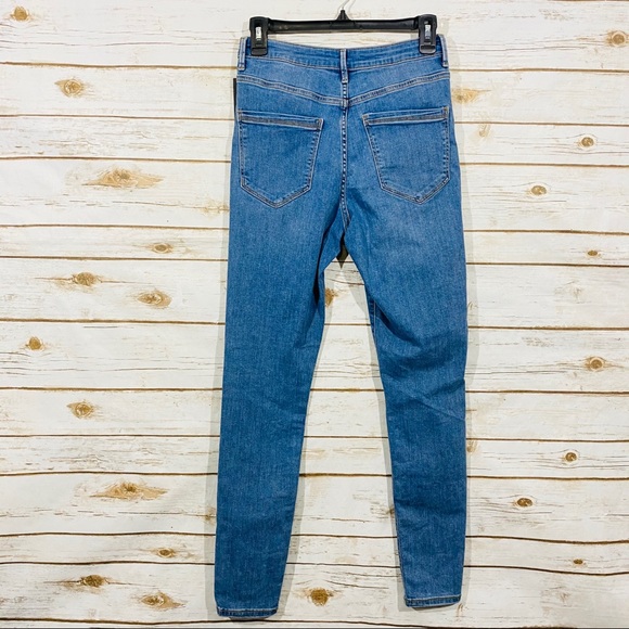 Permanent women’s high rise blue skinny jeans sz 0 - Picture 2 of 4